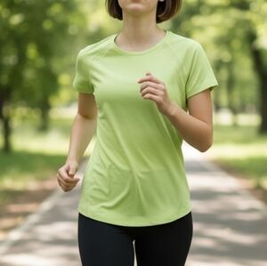 EUC Zella Size Large Lemon Lime Lightweight Running Tshirt!!